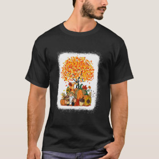 Det Är Höst Allihopa Tomtegubbar Pumpa Hösträd Hös T Shirt