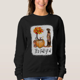 Det är höst grabbar Grand danois hund tackgivelse T Shirt