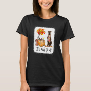 Det är höst grabbar Grand danois hund  tacksgiving T Shirt