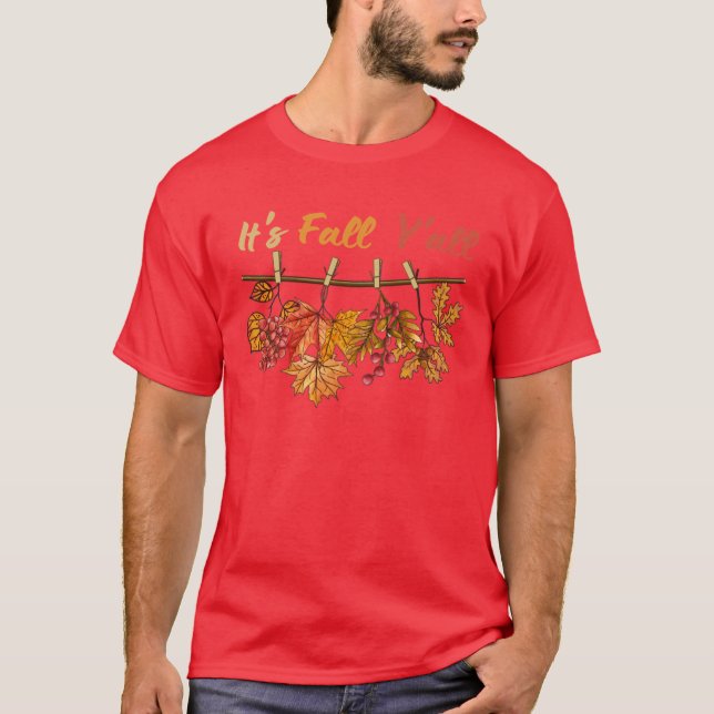 Det är höst höst säsong höst design t shirt (Framsida)