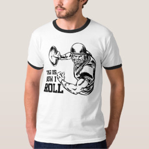 Det är hur jag rullar amerikanfotboll t shirt