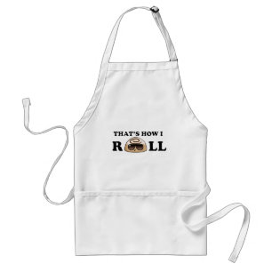 Det är hur jag rullar: Kanelbrun rulle Förkläde