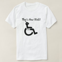 Det är hur jag rullar med simmaren i rullstol tee shirt