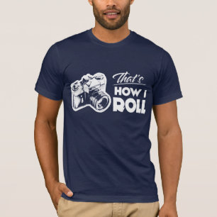 Det är hur jag rullar vintagekameran tee