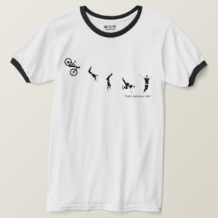 Det är hur precis jag rullar - den roliga cykla t shirt