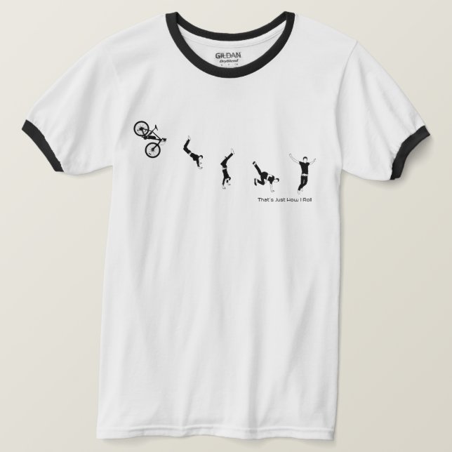 Det är hur precis jag rullar - den roliga cykla t shirt (Design framsida)