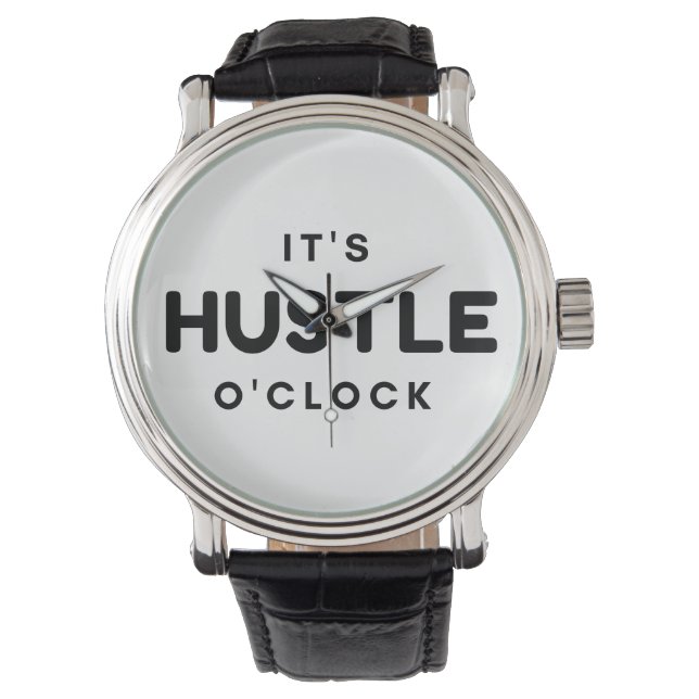 DET ÄR HUSTLE O'CLOCK WATCH ARMBANDSUR (Framsida)