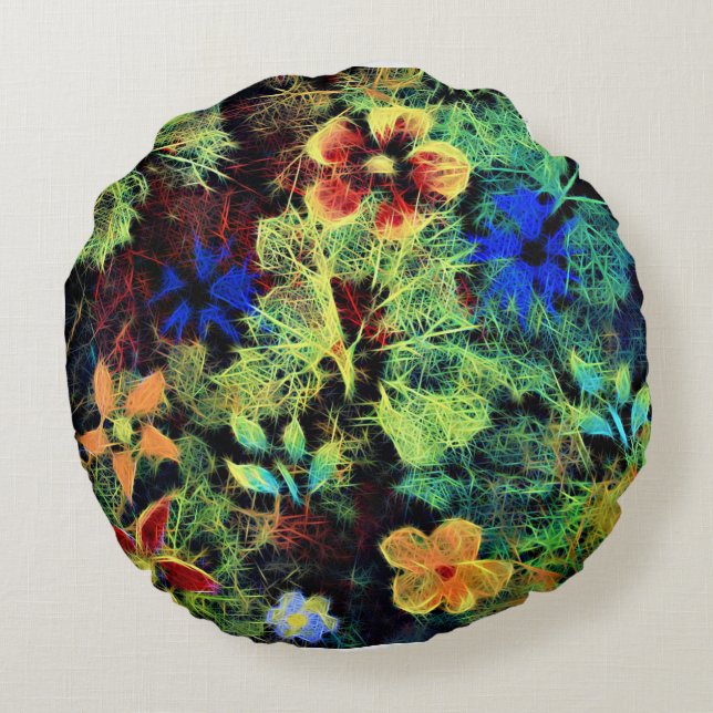 Det är i Färg Round Cushion Rund Kudde (Baksidan)