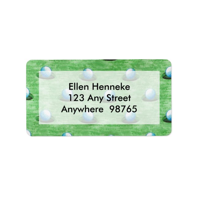 Det är i Hål! Adressetikett (Framsidan)