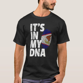 Det är i min amerikanska Samoa Samoan Flagga T Shirt