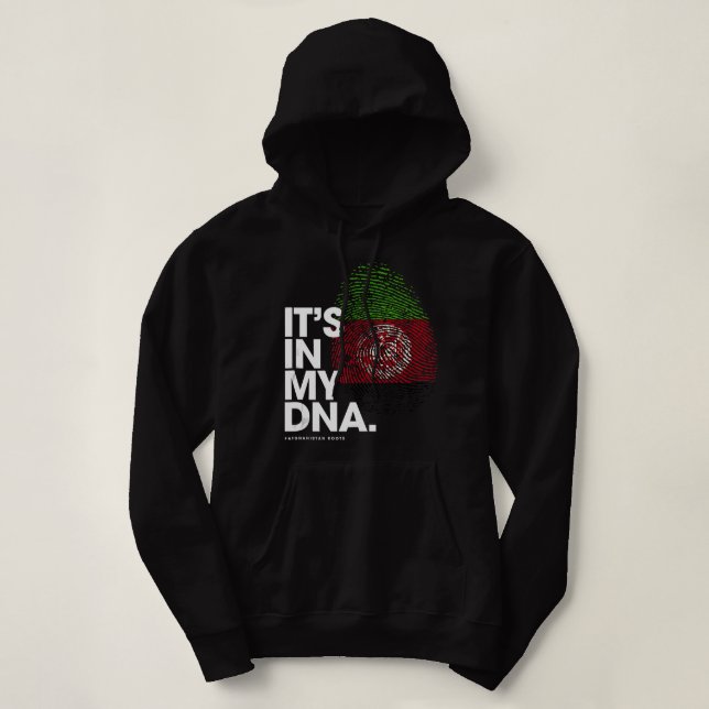 DET ÄR I MIN DNA Afghanistan Flagga Shirt Afghan R T Shirt (Design framsida)