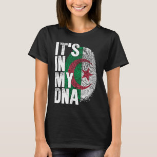 DET ÄR I MIN DNA Algerian Algeriet Flagga Manar Wo T Shirt
