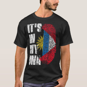 Det är i min Dna Antigua och Barbuda Flagga Antigu T Shirt