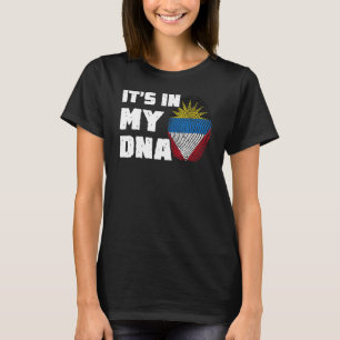 Det är i min DNA Antigua och Barbuda Flagga Finger T Shirt