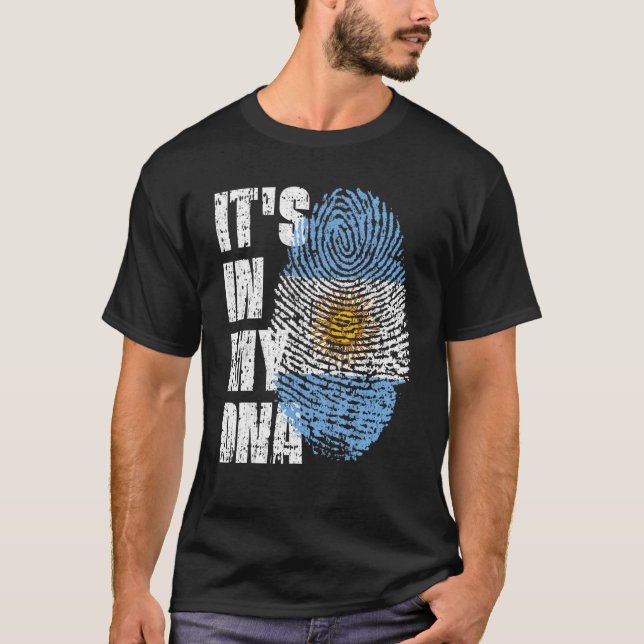 Det är i min DNA-argentinska Flagga T Shirt (Framsida)
