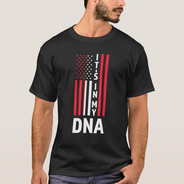 Det är i min Dna Austria T Shirt (Framsida)