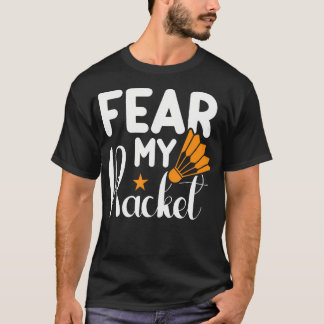 Det Är I Min Dna Badminton Fjäderboll Racket Badmi T Shirt