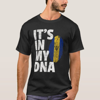 DET ÄR I MIN DNA Barbados Flagga Manar Women Pride T Shirt