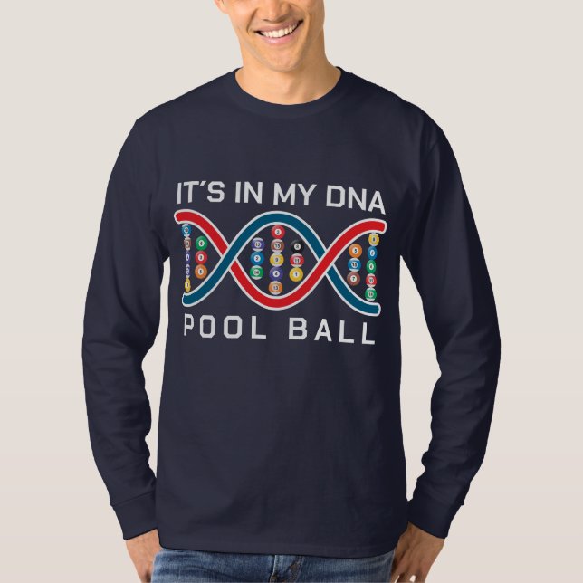 Det är i min dna bassäng boll t shirt (Framsida)