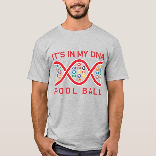 Det är i min dna bassäng boll t shirt (Framsida)