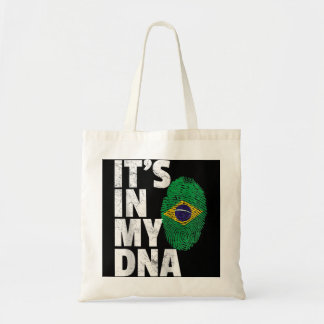 DET ÄR I MIN DNA Brasilianska Flagga Women Pri Tygkasse