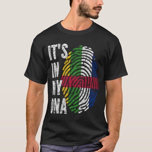 DET ÄR I MIN DNA, Centralafrikanska republiken Fla T Shirt (Framsida)