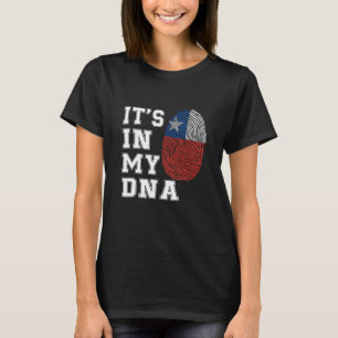 Det är i min DNA Chileans Proud Chile Flagga T Shirt