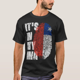 DET ÄR I MIN DNA Chiles Flagga Boy Girl Gift T Shirt