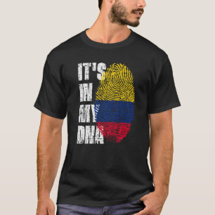 Det är i min Dna Colombia-Flagga i Colombia T Shirt