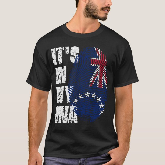DET ÄR I MIN DNA Cooköarnas Flagga Boy Girl Gift T Shirt (Framsida)
