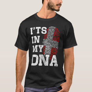 Det är i min DNA-danska fingeravtrycksproud Danmar T Shirt