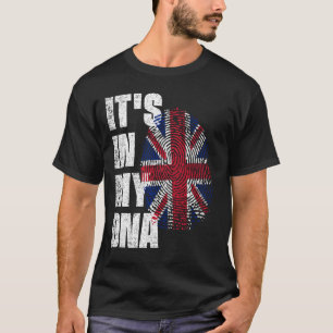 DET ÄR I MIN DNA-Flagga I Storbritannien T Shirt