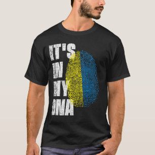 DET ÄR I MIN DNA-Flagga i Ukraina T Shirt