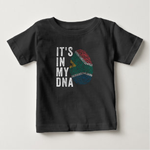 Det är i min DNA-Flagga - syd Afrika T Shirt