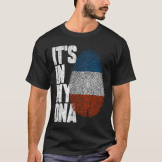 Det är i min DNA-Fransk Shirt Proud Hispanic Gift T