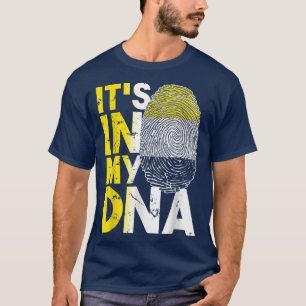 Det är i min DNA Garifuna Flagga Afro Karibien  T Shirt