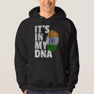 DET ÄR I MIN DNA India Flagga India Manar Women No Hoodie