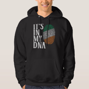 DET ÄR I MIN DNA Ireland Flagga Irish Coola St Pat Hoodie