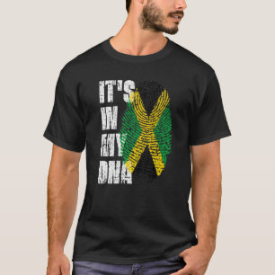 Det är i min Dna Jamaica Flagga Jamaican T Shirt