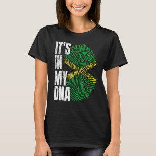 Det är i min DNA Jamaican Flagga Jamaica Black His T Shirt