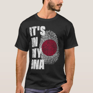 DET ÄR I MIN DNA Japan-Flagga T Shirt