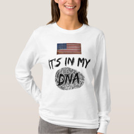 DET ÄR I MIN DNA LAND FLAGGA-ANPASSADE T SHIRT
