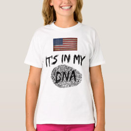 DET ÄR I MIN DNA LAND FLAGGA-ANPASSADE T SHIRT