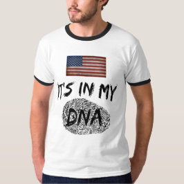 DET ÄR I MIN DNA LAND FLAGGA-ANPASSADE T SHIRT
