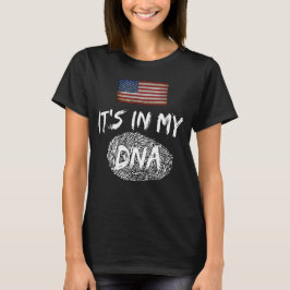 DET ÄR I MIN DNA LAND FLAGGA-ANPASSADE T SHIRT