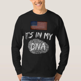 DET ÄR I MIN DNA LAND FLAGGA-ANPASSADE T SHIRT