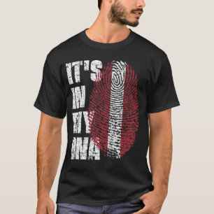 DET ÄR I MIN DNA latvia Flagga Boy Girl Gift T Shirt