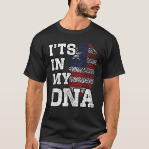 Det är i min DNA Liberian Fingerprint Proud Liberi T Shirt