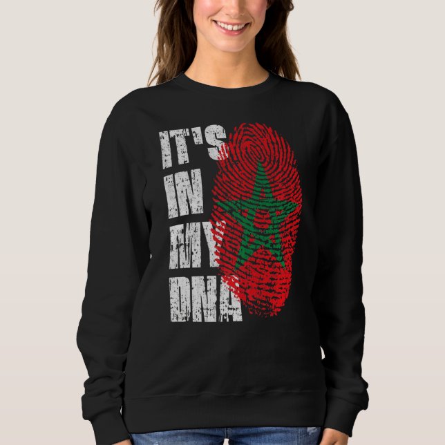 Det är i min DNA-marockanska Flagga T Shirt (Framsida)