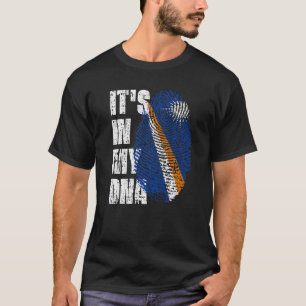 Det är i min Dna Marshall Islands Flagga Marshalle T Shirt